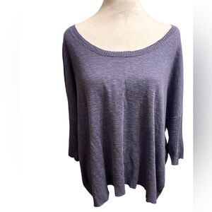 Eileen Fisher textured linen cotton Top